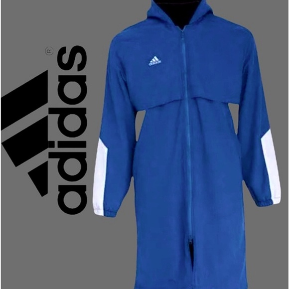 🛑🆕Adidas Black/White Full Length Parka Coat - Picture 9 of 12